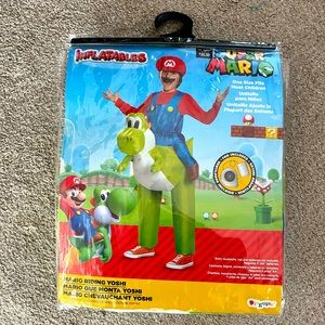 Super Mario and Yoshi Inflatable Costume